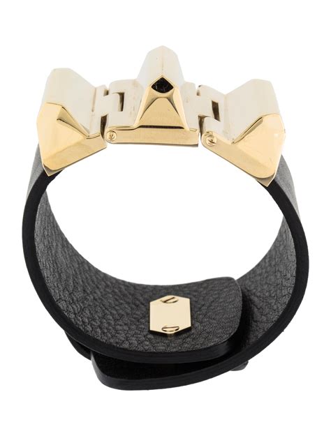 gucci leather bracelet womens